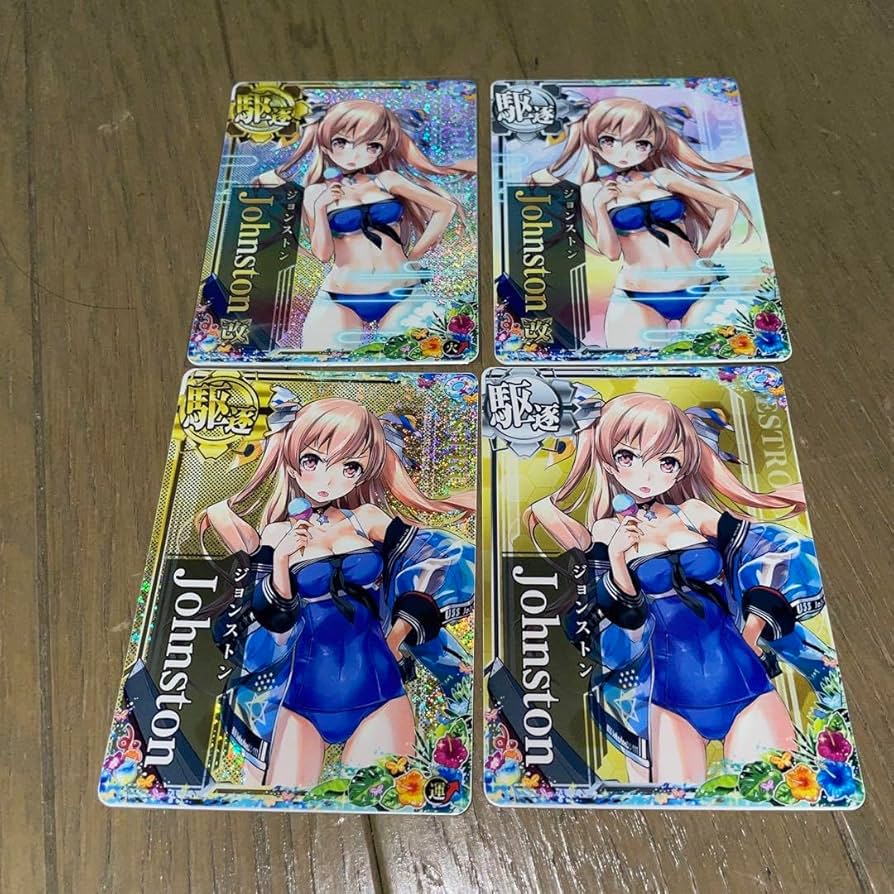 艦これアーケード ジョンストン改 ホロ 中破 水着モード